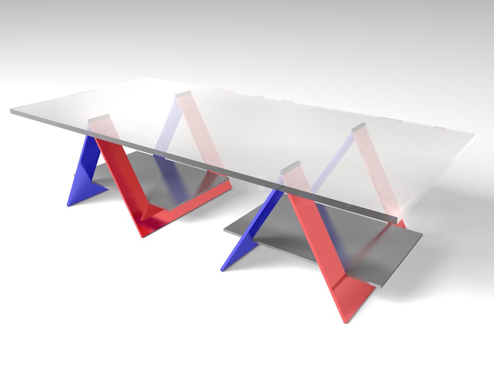 Biloxi 4 Coffee Table © Peter Stern Furniture Design